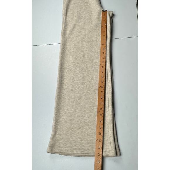 OGL Pants Womens Large Tan Wide Leg Pullon Comfort Stretch Minimalist Neutral - Picture 11 of 13